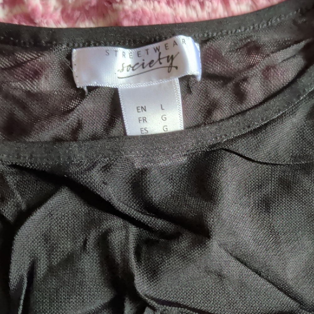Streetwear Society Black Chemise